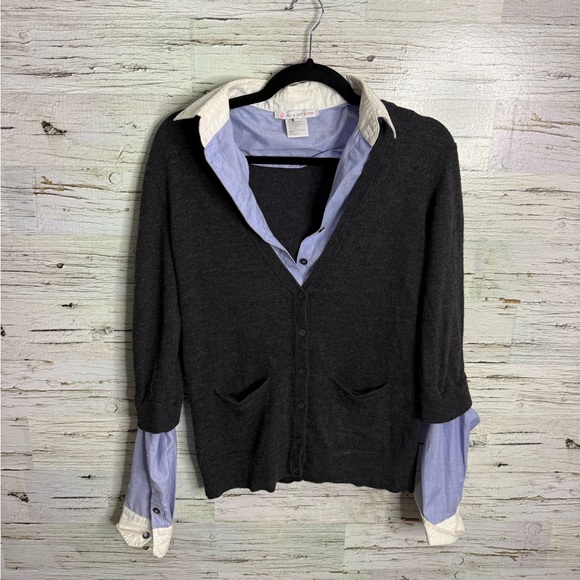 Paul & Joe Sister button down shirt cardigan size small 1 - Picture 1 of 7
